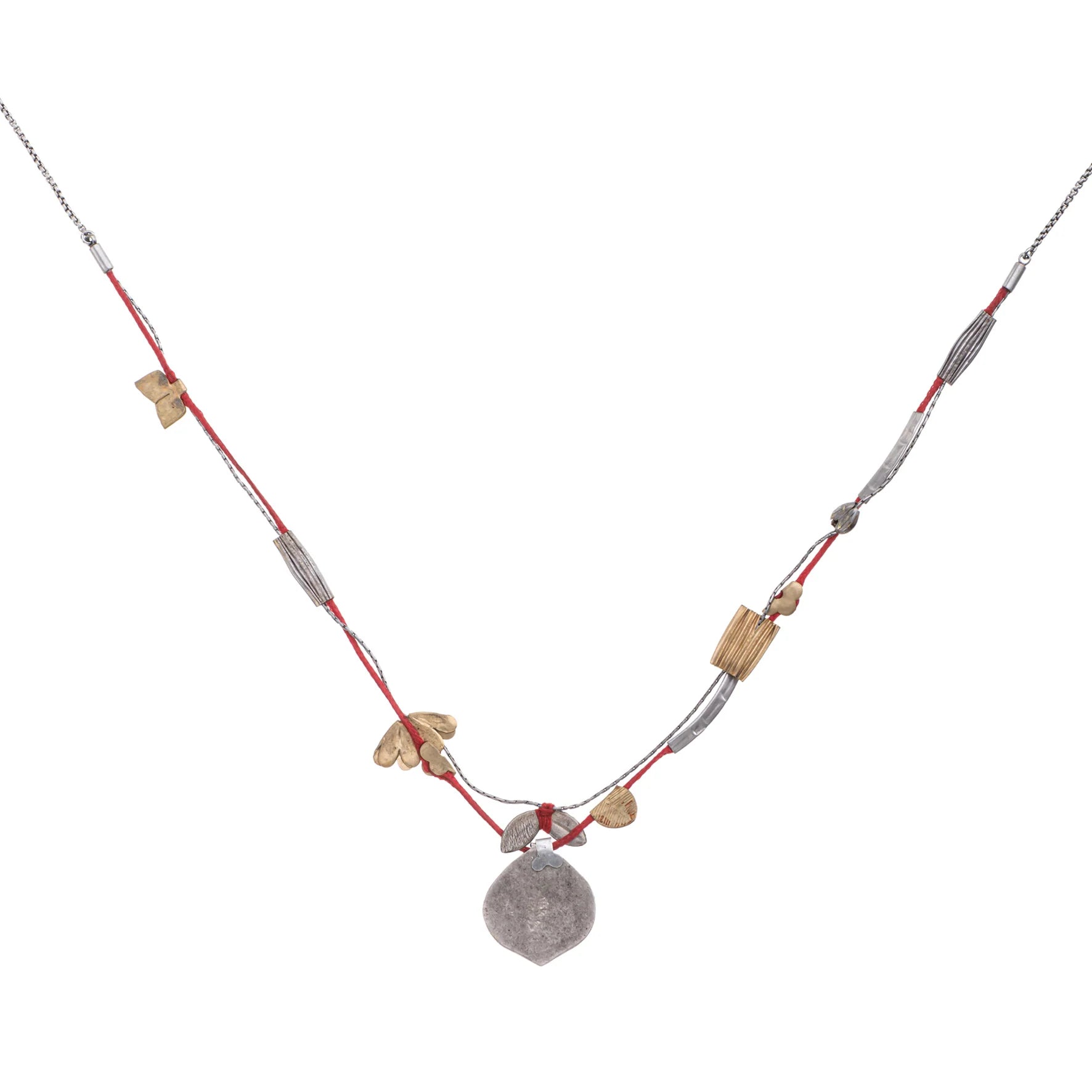 Metal Bloom Set, Yarika Necklace