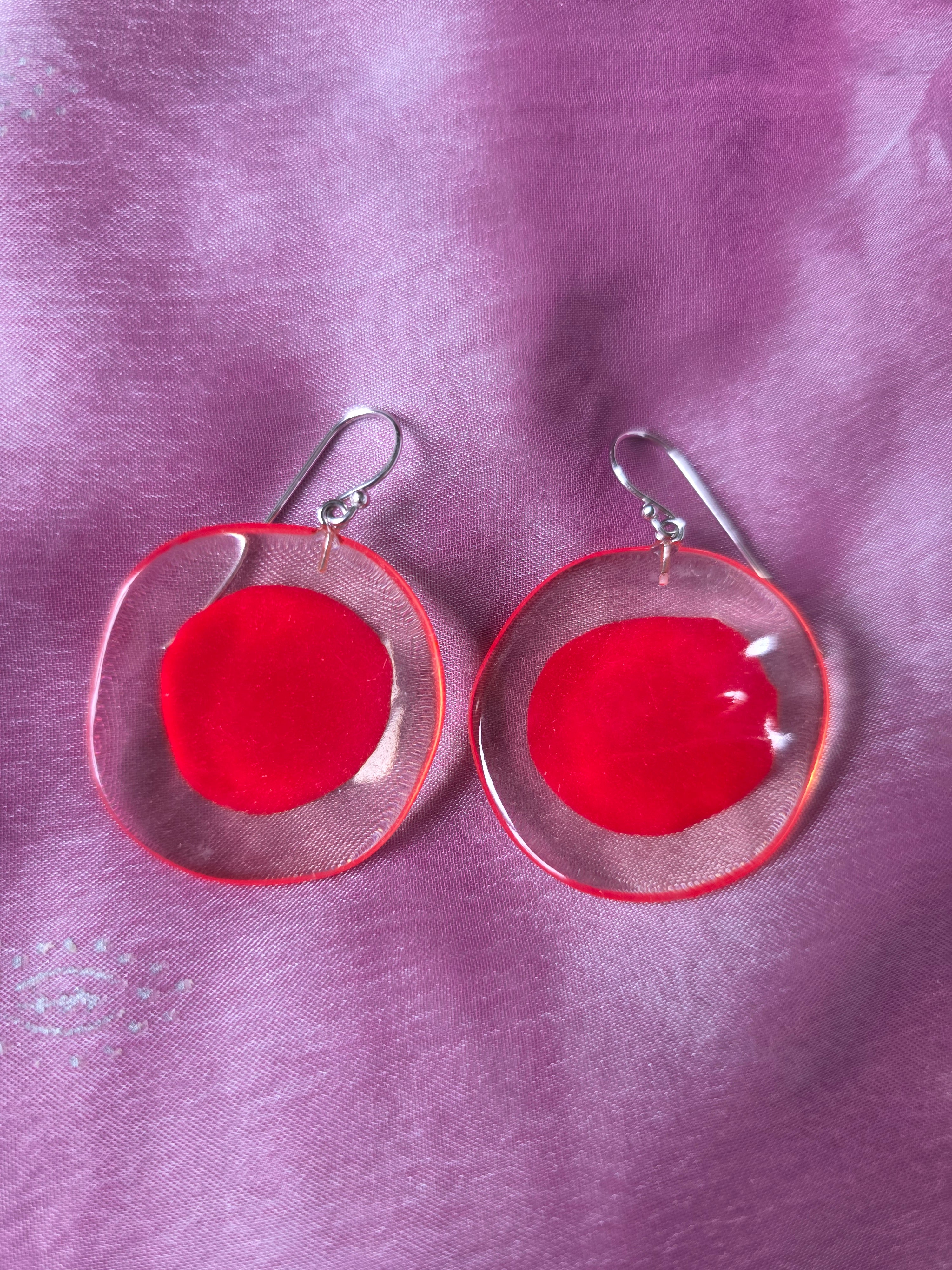 PRUE BY ZSISKA - SHORT HOOK EARRING - LARGE - SUMMER FLORA