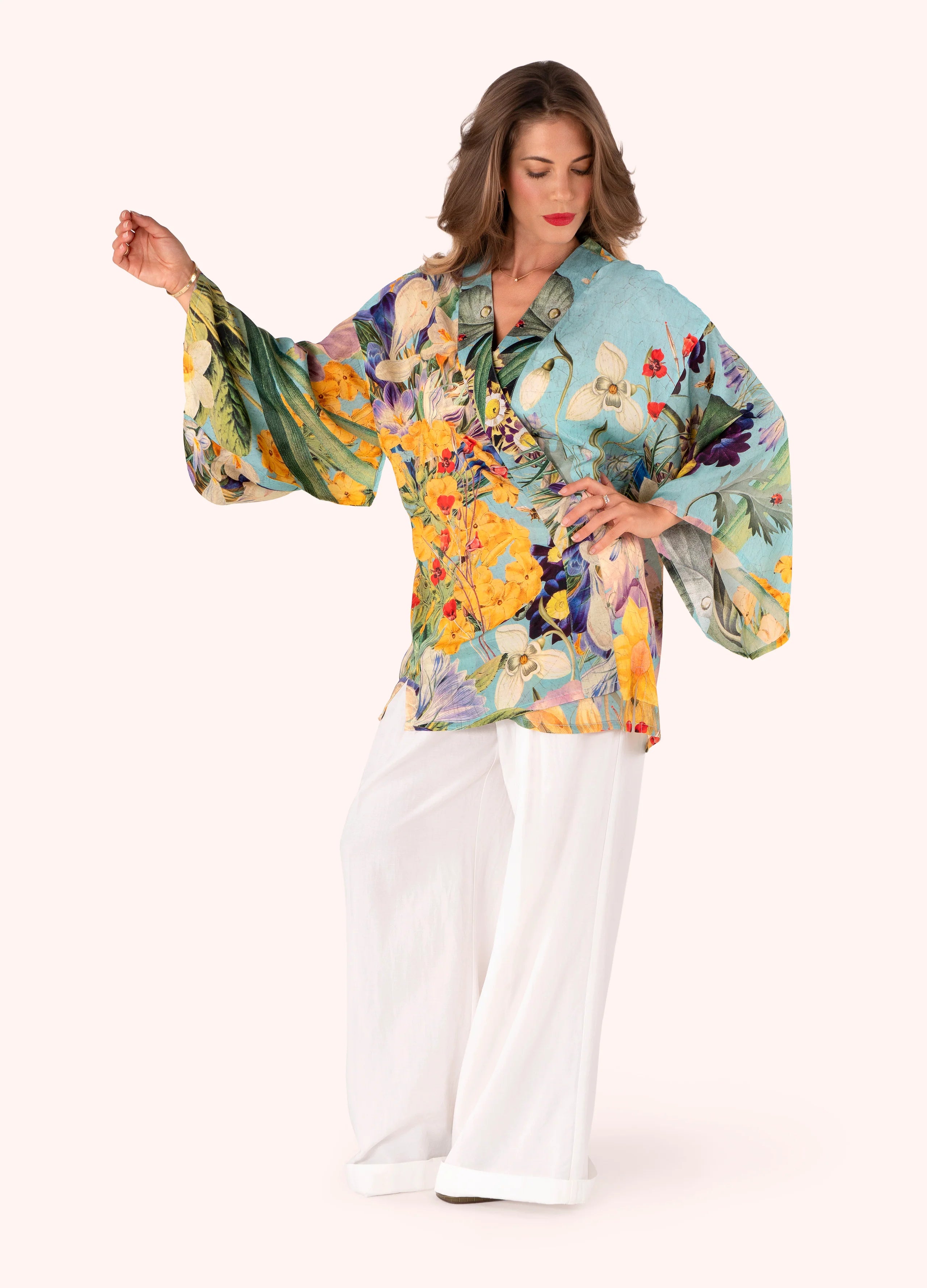 Powder - Kimono Jacket - Spring Flora