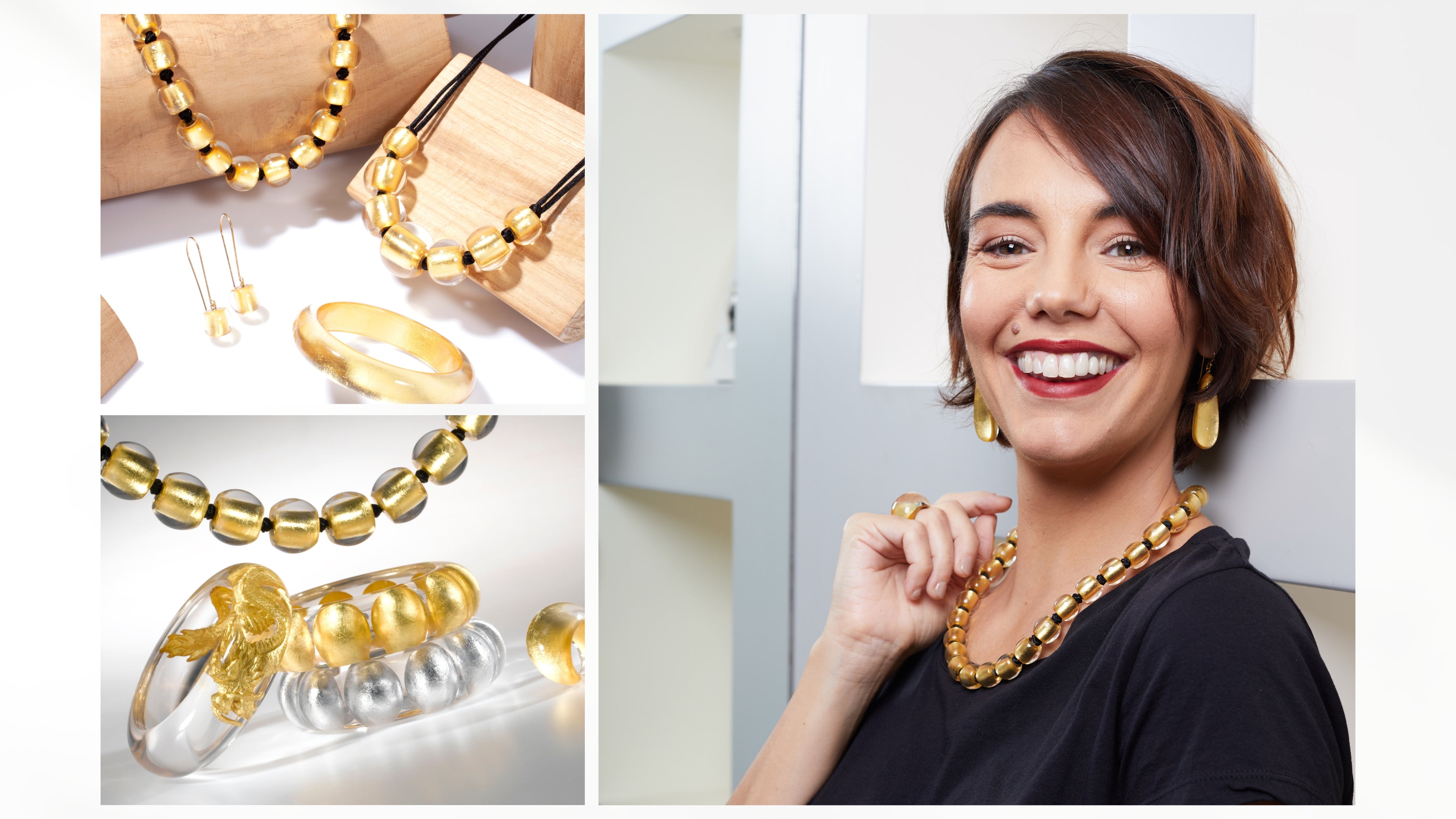 ZSISKA DESIGN - SHORT HOOK EARRING - PRECIOUS
