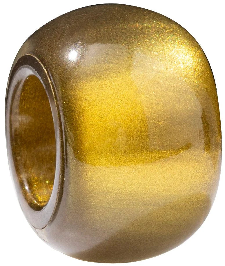 BLISS by ZSISKA Glam Series Bead — Metallic, olive-bronze-SBGRE
