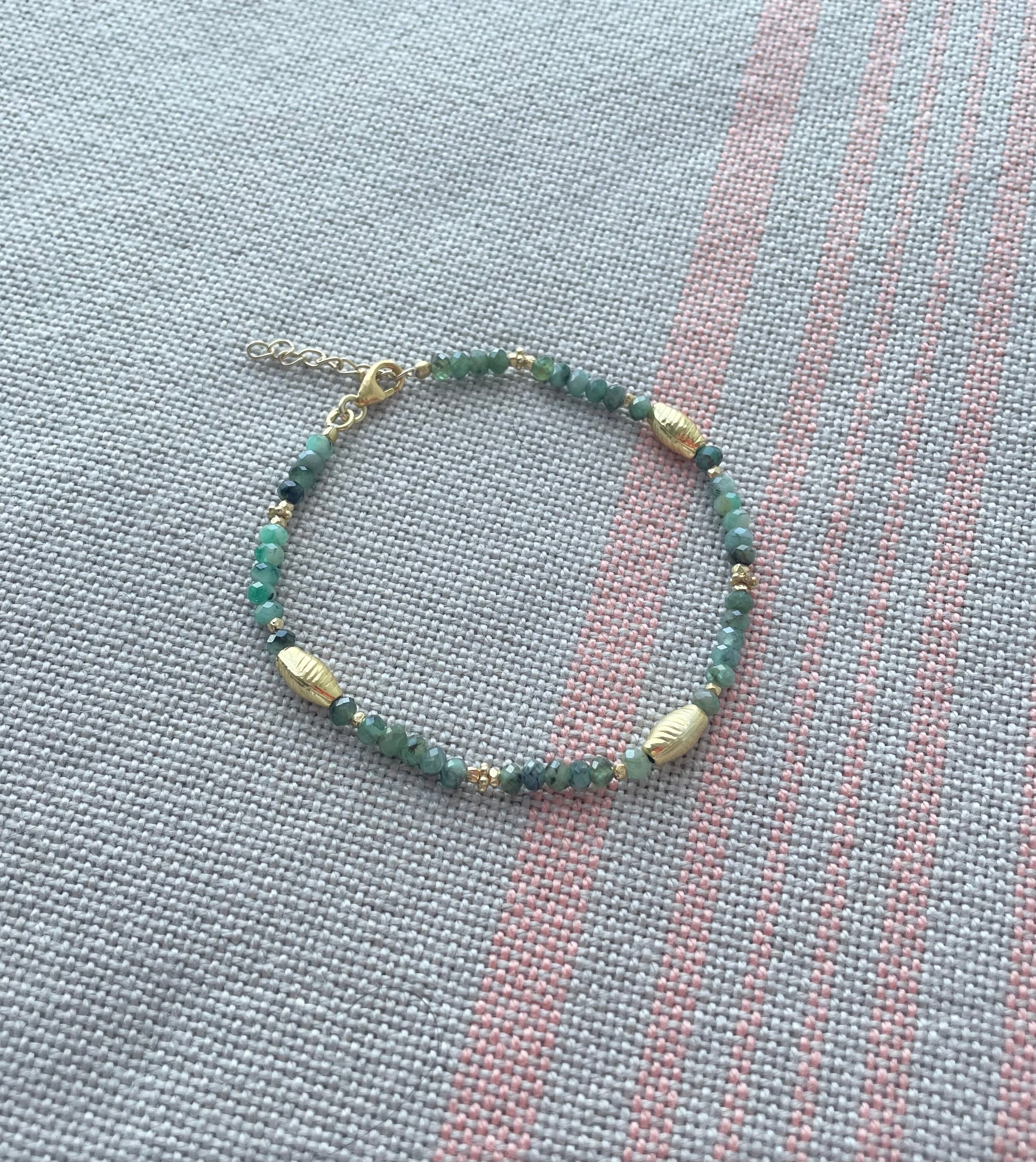 Koa Beaded Gemstone Bracelet