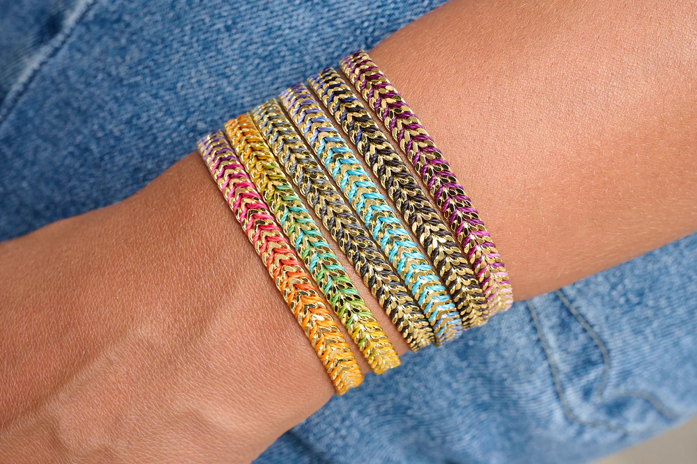 Boho Betty - Iztac Midnight Gold Braided Bracelet