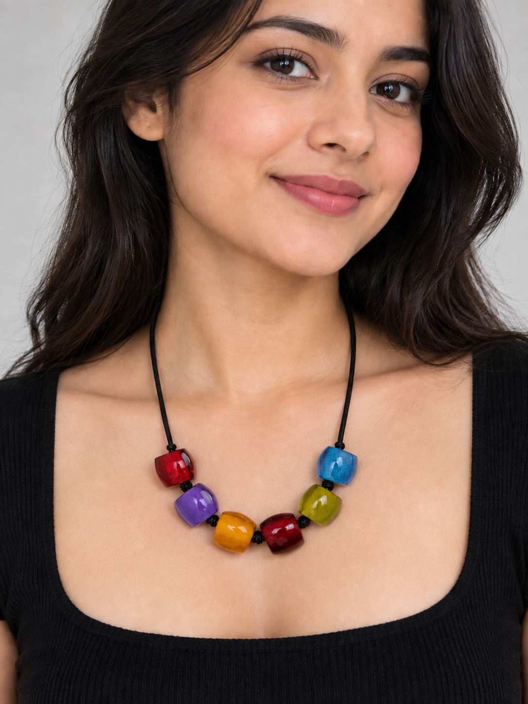 Zsiska - Bellissima necklace Autumn colours