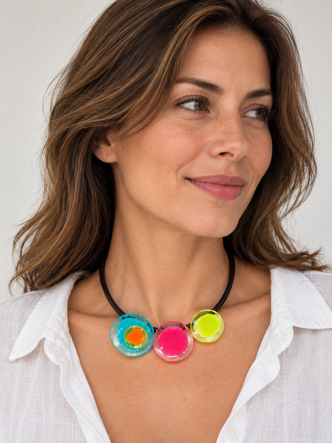 PRUE BY ZSISKA - MAGNETIC CLOSURE - NECKLACE - FLORA Summer
